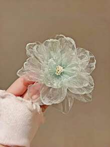 1 Stück Mori-Stil Mädchen Chiffon Blumen Prinzessin Haarclip