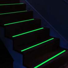 Nastro antiscivolo adesivo che si illumina al buio, adesivo luminoso per gradini, palcoscenico, parete, moto, auto, strisce riflettenti