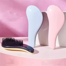 1 pieza Cepillo de pelo portátil mágico anudado antiestático, herramienta de peinado para masajear el cabelludo y prevenir la caída del cabello