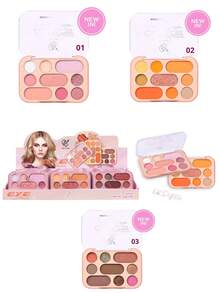9 Colors Eyeshadow Palette - No.3 - View 2