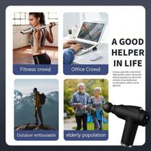 SEAGO Fascia Gun Muscle Massage Gun With LCD Display, Deep Tissue Muscle Handheld Percussion Massager For Body, Back And Neck Pain, Ultra-Compact And Elegant Design, High Torque Drive, Gift For Dad, Gift For Friends,