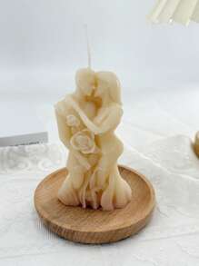 1pc Scented Candle Decor, Hugging Couple Design, Spring Gift, Birthday Gift, Home Decor, Holiday Gift, Fragrant Even Unlit Gifts Graduation