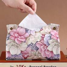 Ins Style High-End Paper Towel Box, Creative Leather Tissue Box For Living Room, Dining Table, Car UseFor Home Kitchen Bedroom Living Room Dining Room, Home Decoration Accessories, Decorative Box,Women Wedding Gift,Summer Travel Holiday Festival Must-Have