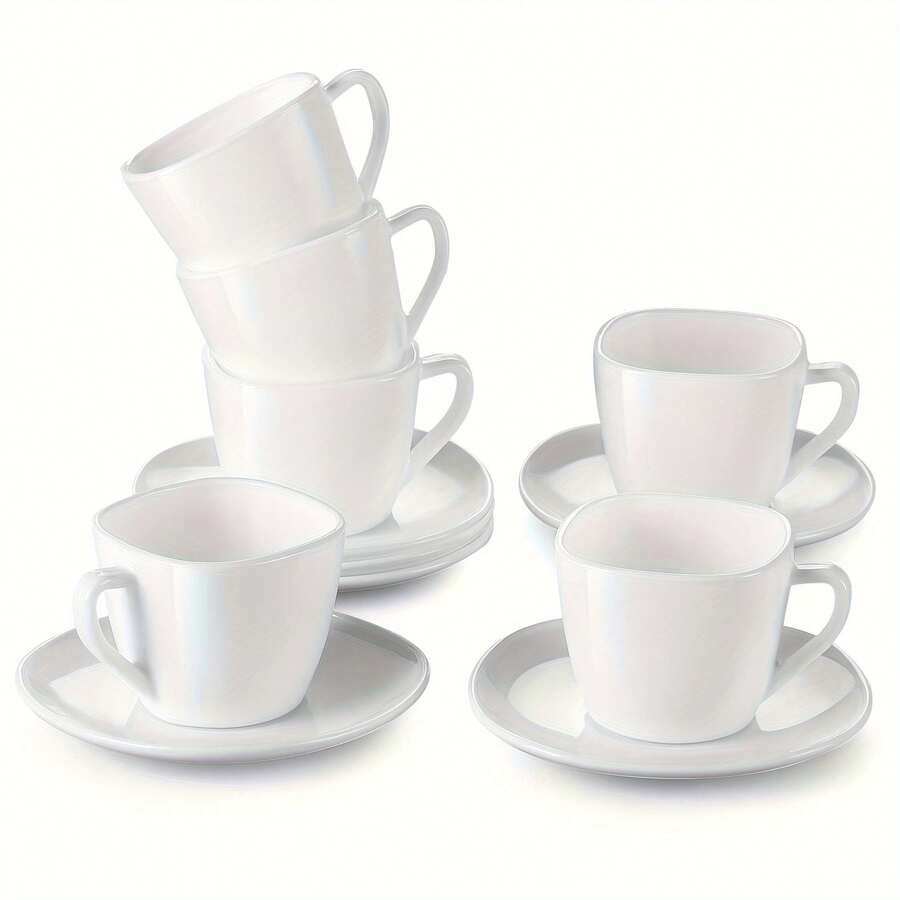 Teacup & Saucer Sets - ESMER-12 Pieces - View 1