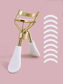 11件套不锈钢睫毛夹，配有替换硅胶垫，便携式睫毛夹，卷翘造型，眼部化妆工具，无需假睫毛，提升睫毛，打造大眼妆，柔软舒适，持久自然美睫，化妆，价格实惠，房间装饰，梳妆台，旅行，卧室，化妆配件，睫毛夹，价格实惠，圣诞礼物，化妆品，化妆工具，便宜好物，礼物，女士礼物，圣诞礼物