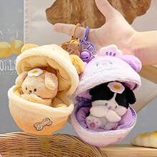 1 pieza Lindo colgante de perro de peluche, llavero, decoración de mochila, regalo - Multicolor - Ver 13