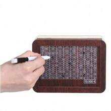 1pc Wooden Money Saving Box, Creative Craft Gift (Money Box Comes With 1 Erasable Pen)