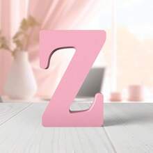 1pc Wooden Decorative Item, Letter Design Home Decor Craft Gifts Birthday Graduation