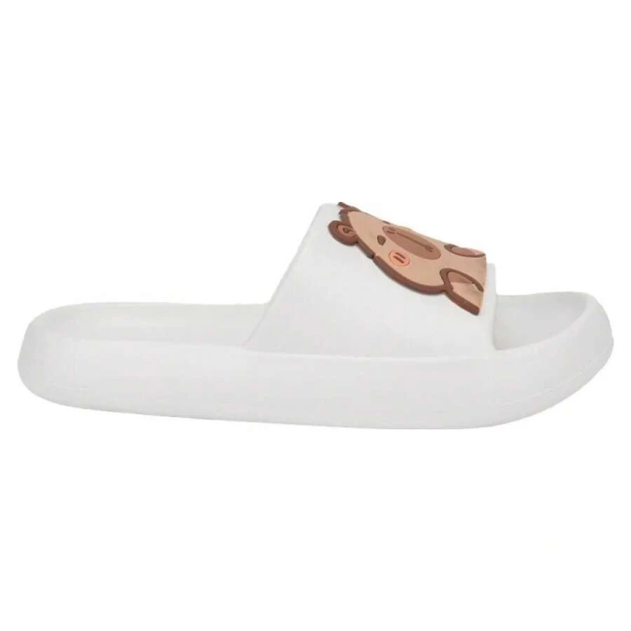 Women's Beach Sandal Color: Beige Last: Round