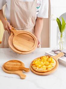 1个木制竹制披萨/水果/甜点/蛋糕托盘 - 彩色 - 查看 7