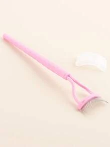 1 pieza Separador de pestañas con patrón de diamante, herramienta profesional de maquillaje de ojos para maquillaje diario, ayuda a separar las pestañas