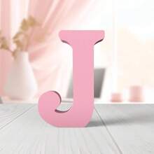 1pc Wooden Decorative Item, Letter Design Home Decor Craft Gifts Birthday Graduation