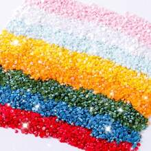 1 Set hochwertige Diamant-Kunst DIY Diamant-Malerei Kit mit schönen Mustern, geeignet für Anfänger zum manuellen Anbringen von runden Diamant-Strass - Verschiedenfarbig - Übersicht 7