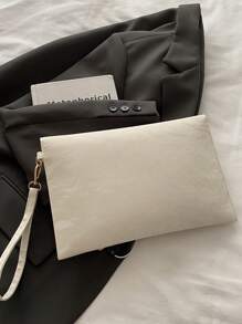 迷你信封设计时尚女士手提包，独特而时尚 - 白色 - 查看 8