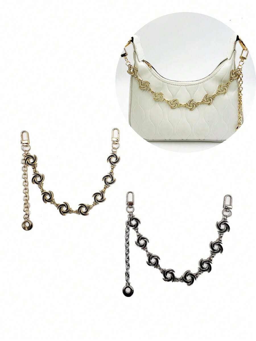 Bag Extension Chain Spiral Shaped Fashionable Minimalist Versatile Y2K - Multicolor - View 1