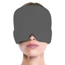 Shmian 1个装偏头痛面膜，可重复冷敷和热敷，双重冷敷头部凝胶冰敷，缓解偏头痛。 - 彩色 - 查看 8