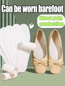 20 Pairs Of Moisture-Wicking, Deodorizing And Breathable Insoles, Suitable For High Heels, Flat Shoes And Sports Shoes, For Work, Sports, Home, Training And Summer Use