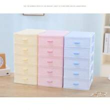 1 pezzo Scatola portaoggetti rosa per gioielli, decorazione camera rosa, multicolore/multi-livello/2 livelli/3 livelli/4 livelli per casa, scrivania in ufficio, per piccoli oggetti, scatola portaoggetti a cassetto/scatola rosa per accessori per capelli di ragazze, organizer da scrivania a cassetti in rattan multi-livello per gioielli e cosmetici di signore, forniture per il ritorno a scuola, regalo della festa della mamma
