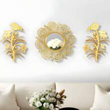 Set di 3/1 specchi da parete decorativi in stile vintage europeo, decorazione per pareti, adatti per soggiorno, camera da letto, camino, arredamento per la casa