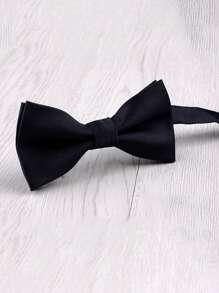 1pc Men's Solid Color Fashion Bowknot For Everyday Decorative Casual Use