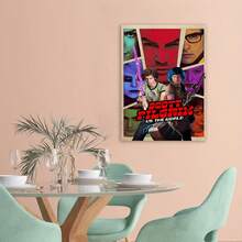 Framed Scott Pilgrim Vs. The World Movie Poster Canvas Print,  Vintage Wall Art For Living Room And Bedroom,  Es - - Framed(框架) - 查看 4