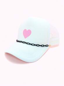 Tucker Hat Chain Baseball Hat Lant Decor Lant Stone Beads Acrilic Linked Hat Chain