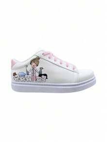 Tenis Estilo Casuales Para Dama Diseño Bordados Dentista Muelitas - Blanco - Ver 1