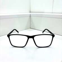 Men's Prescription Eyeglass Frames Adult Square Large Shape Elegant Social Fashion 3301 - marrom - 查看 4