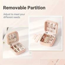 Jewelry Travel Storage Box - Portable Minimalist Travel Case For Necklaces, Earrings And Rings - Ideal Gift For Women, Suitable For Valentine's Day