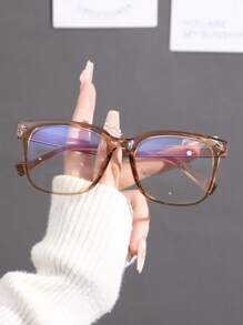 1pc/4pcs Light Lively Colorful Ins Style Exquisite Casual Women Clear Eyeglasses For Back To School Daily Life Office Watch TV Play Games Phone Accessories