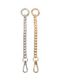 2 Pcs Women Purse Strap Extender Chain For Handbags - Exquisite Replacement Chain Strap - Multicolor - View 13