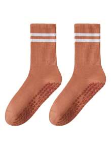 1 Paar Damen Grip Pilates Socken, rutschfeste Yoga Lässig Socken, geeignet für Barre Fitness, medizinisch lange Strumpfhosen Socken