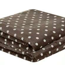 Soft Polka Dot Blanket Queen Extra Soft Anti-Allergic - 鏽棕色 - 查看 2