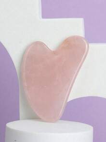 1 pieza Herramienta de masaje facial de Gua Sha de acrílico