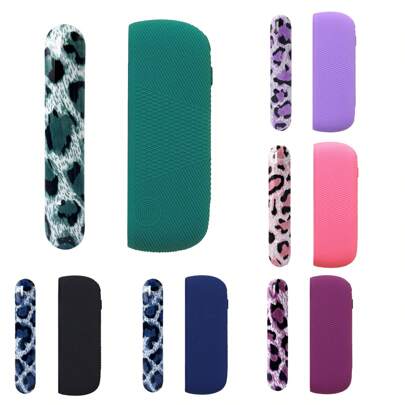 2 in 1 Custodia e Copertura in Silicone con Stampa Leopardata per IQOS Iluma & IQOS Iluma I, Accessori per Ognissanti, Accessori per Fumare, Sigarette Elettroniche da Usare, Porta Sigarette, Fumo di Sigarette Elettroniche, Custodia Porta Sigarette