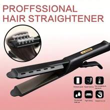 4-Setting Temperature Adjustable Professional Straightening & Curling Iron Hair Styler, Dual-Purpose Flat Iron & Curling Iron, Gift For Women, Mother's Day Gift