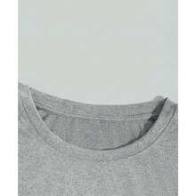 Soccer Mom Shirt Shirt, Soccer Shirt, Game Day Vibes Shirt,Mom Life Shirt,Soccer Mom Shirt,Soccer Shirt,Sports Shirt,Game Day Vibes,Game Day Womens Oversized Tee Shirts,Summer Shirts For Women, 100% Cotton Womens Oversized Printed Graphic T-Shirts Women Casual Round Neck Short Sleeve Tee 1pcs Fashion Shirt, Halloween Gift, Xmas Gift - 灰色 - 查看 4