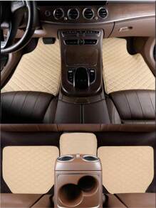 5片/3片/2片装汽车脚垫，汽车脚垫，前排脚垫，后排脚垫，前后排防滑地毯套装，用于保护内饰，汽车内饰配件，适用于轿车、SUV、卡车，通用全天候保护地毯 - 款式[2] - 查看 21