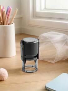 1/2 pezzi Timbro personalizzato con logo rotondo, timbri personalizzati autoinchiostranti, timbri in gomma rotonda personalizzabili, timbri aziendali personalizzabili, 2 dimensioni: S 42mm/1,65 pollici, M 52mm/2,05 pollici, 3 colori di inchiostro: rosso/blu/nero, forniture per piccole imprese, timbro, multifunzionale, regolabile, ornamentale, riutilizzabile, raffinato, adorabile, di alta qualità, moderno, colorato, carino, confortevole, elegante, personalizzato, unico, regali ideali per lui, regali ideali per lei, ragazzo, ragazza, papà, mamma, famiglia, amici, ufficio, sala da tè, scuola, casa, rinfrescamento della casa, macchine per goffratura personalizzate, atmosfera accogliente, rinfrescamento della casa in autunno, armonia domestica