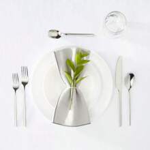 20pc Flatware Set Silver - Stainless Steel Silverware Set, Service For 4, Includes Forks, Spoons, Knives