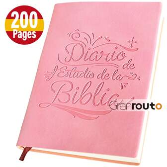 Granrouto Diario de estudio español Granrouto - Suministros de estudio del método S.O.A.P. Cuaderno de notas de la iglesia Cuaderno devocional diario Cuaderno de oración Juego de toma de notas y diario Regalos basados en la fe para mujeres y hombres