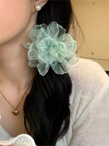 1 Stück Mori-Stil Mädchen Chiffon Blumen Prinzessin Haarclip