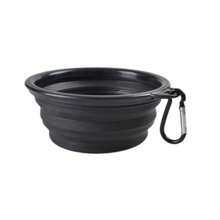 1 pièce Bol à nourriture pour animaux de compagnie portable : Bol pliable en TPR pour chats et chiens, bols à nourriture et à eau pour animaux de compagnie à suspendre pour le voyage à l'extérieur - Multicolore - Voir 14