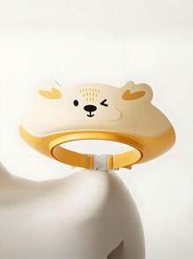 One Piece Cartoon Shampoo Cap Baby Bath Cap Double-Layer Portable And Detachable Folding Shower Cap Enlarged Brim Straight And Not Soft Ear Protection Shampoo Cap Fit The Head Shape Efficient Drainage The Inner Ring Is Soft No Strangulation Socket Design Firm And Not Loose Head Circumference Adjustable Light Enough No Pressure Triple Waterproof Two Ways To Wear Material: TPE+PP - Multicolor - View 10