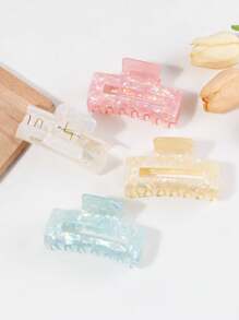 1PC8CM Light Color Matching Ladylike Style Series One-Piece Clip Hair Clip