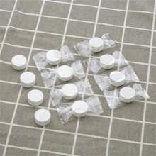 25/50/100 pièces Serviettes jetables compressées, lingettes nettoyantes emballées transparentes, lingettes pour le visage compressées portables pour les voyages, lingettes démaquillantes