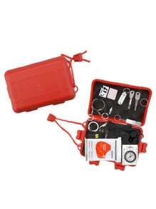 8/12 件户外生存装备，荒野生存套件，SOS 生存套装，露营、徒步旅行、登山、骑自行车必备装备