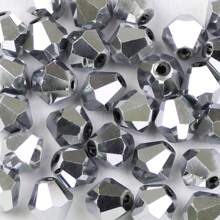 60 件 8 毫米电镀钻石刻面玻璃珠，适用于制作珠宝、耳环、项链和手链配件 - 電鍍菱形 - 查看 11