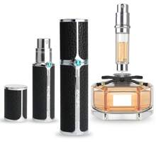 1Pcs Refillable Travel Perfume Atomizer Bottle, Elegant Luxury Pocket Perfume Dispenser Pump, Travel Perfume Atomiser, Outdoor Sunscreen Spray Bottle, Cologne Dispenser, Portable Size Sprayer Bottle For Traveling 5ML