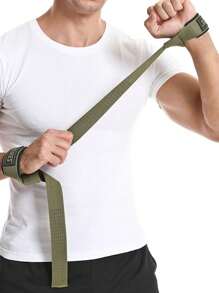 1 Paio di Cinghie da Sollevamento per Palestra AOLIKES, Fasce per Polso Antiscivolo per Stacchi, Trazioni, Manubri, Accessori per Fascia da Polso per Palestra